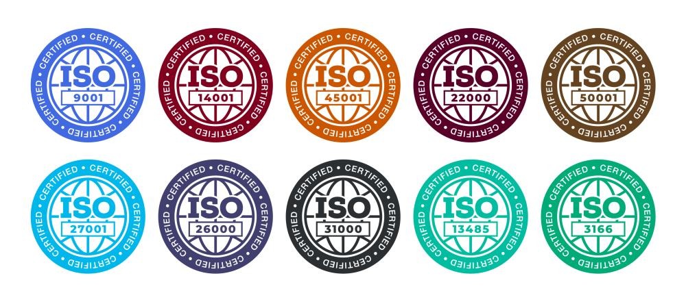 ISO Certification Badges